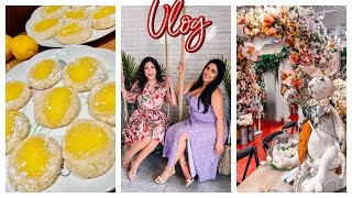 VLOG | Birthday Brunch at Wine Girl, Ivy&Sage Spring Decor, Lemon Bar Cookie Recipe