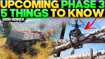 Upcoming Phase 3 Update 5 Things in SnowRunner You Need to Know