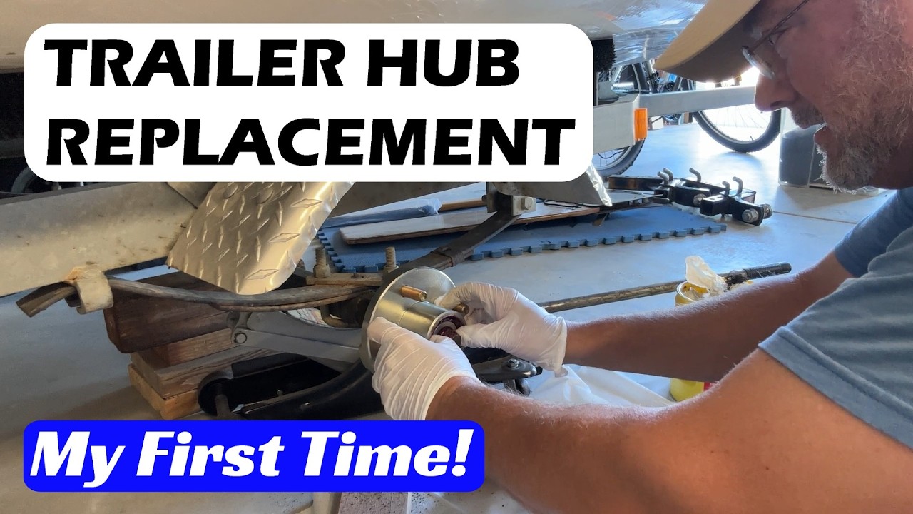 ⁣Trailer Hub Replacement