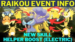 Raikou Event Info \& Helper Boost (Electric) Explained #pokemonsleep