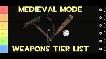 Medieval Mode Weapons Tier List