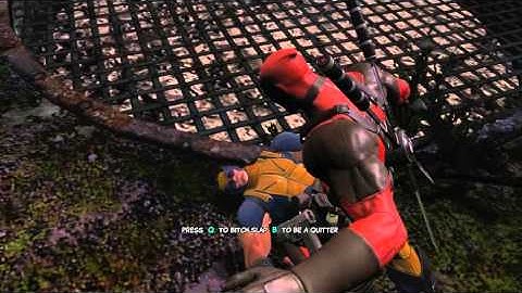 Deadpool bitchslaps wolverine