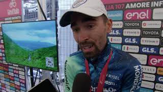 Valentin Paret-Peintre - Interview à l'arrivée - Etape 10 - Tour d'Italie 2024