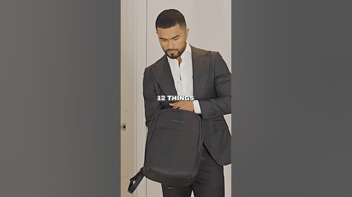 Zuniga on 12 Things You Should Carry In a Backpack