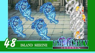 FINAL FANTASY V Advance (GBA) Playthrough Part 48 - Island Shrine (2nd Tablet Hunt) - 🤫