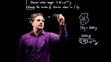 Estimate the Number of Atoms. GCSE 9-1 Maths Edexcel Specimen Paper 1H Q11