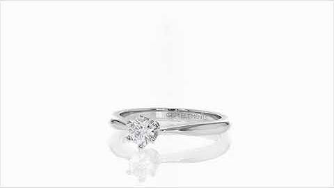 6 prong diamond ring 0.30ct