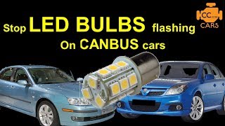 How to Fit & STOP LED Bulbs FLASHING on a CANBUS Car