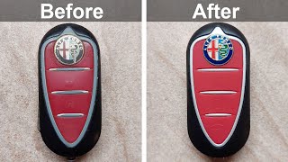 Alfa Romeo Giulietta, Mito Key Remote Case Shell Replacement, Battery Replacement