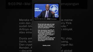 Mereka masih ngira crypto cuma meme coin dan judi receh.#bitcoin #gold
