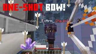 ONE-SHOTTING Minecraft Factions Players With a Bow...