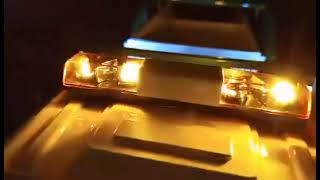 Modified a rotating light for JX VL18U 6*4 RC hydraulic skip loader truck!Great video from customer