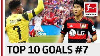 Heung-Min Son, Ribery, Sancho \& Co. - Top 10 Goals - Players with Jersey Number 7