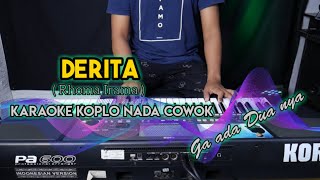 DERITA KARAOKE KOPLO NADA COWOK AUDIO PALING ENAK