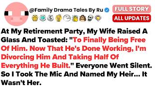 At My Retirement Party My Wife Toasted To Finally Being Free of Him —Then I Named - Reddit Stories