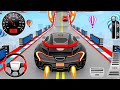 Gt impossible car stunts race 3d  muscle car mega ramp stunts racing android gameplay
