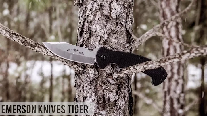 The Emerson Knives Tiger with the Wave Feature
