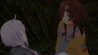 【MMD Hololive】 Korone calms down Okayu
