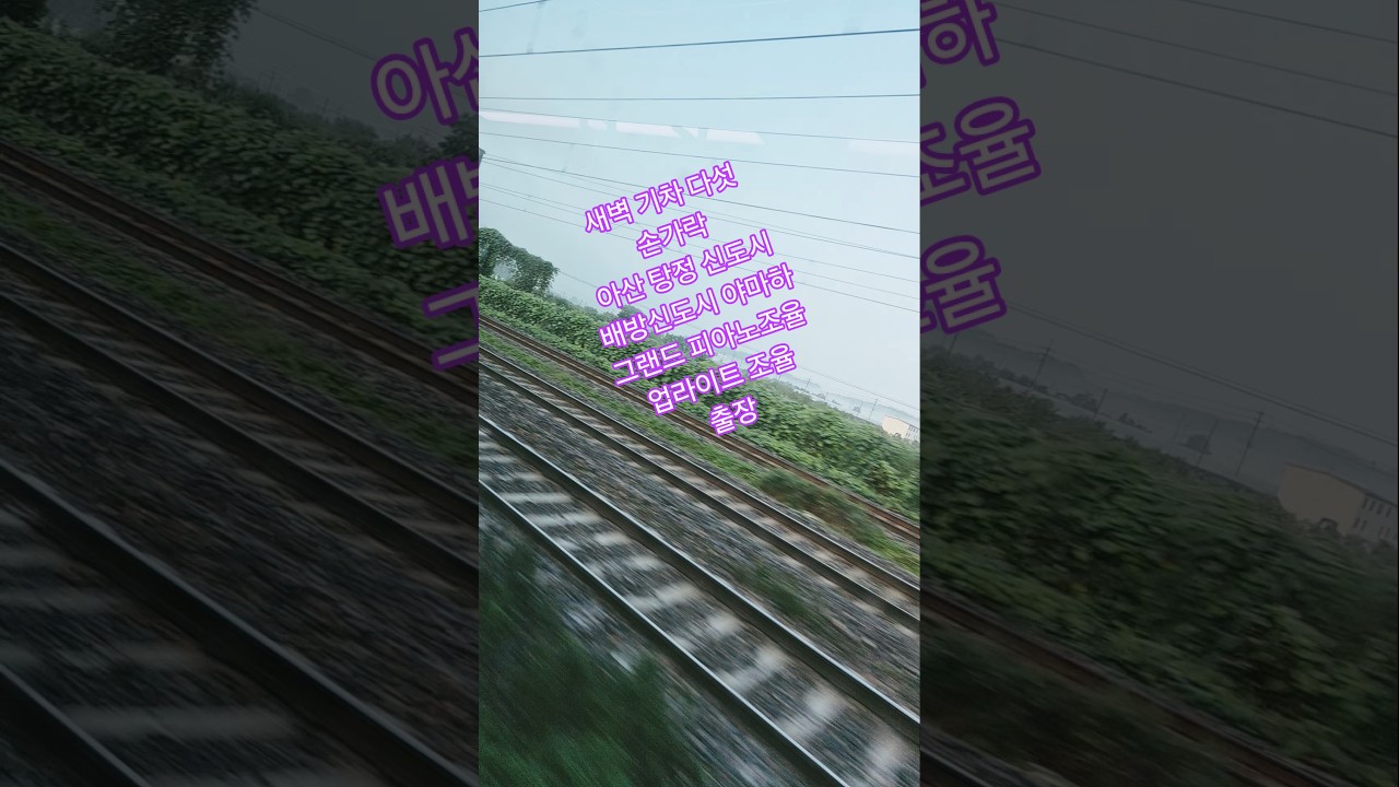 #DawnTrain #FiveFingers Asan Tangjeong Baebang New Town Foreign Grand Piano Tuning Service Call #...