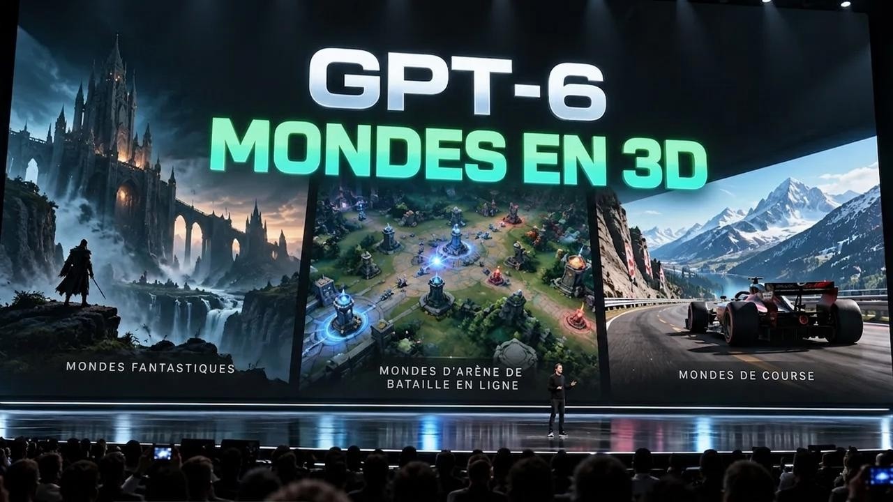 Ce nouveau système GPT 6 crée des mondes 3D bluffants