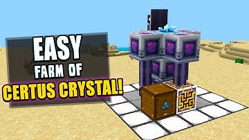 HOW MAKE A SIMPLE FARM OF CERTUS CRYSTAL!