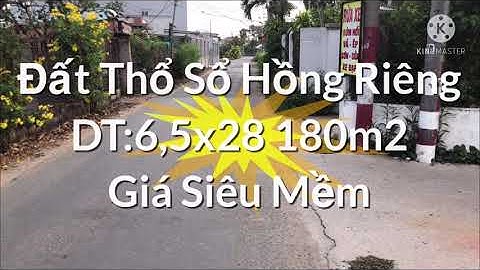 Đất Thổ Sổ Hồng Riêng Ấp Lộc Hậu Mỹ Lộc Cần Giuộc DT:6,5x28 Giá Siêu Mềm Đường Đan 2m2