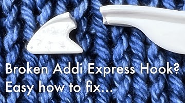 Easy! Fix Broken Hooks on Addi Express Kingsize Knitting Machine