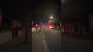 Un incendio destruye un camión aparcado en el polígono de Son Castelló, en Palma
