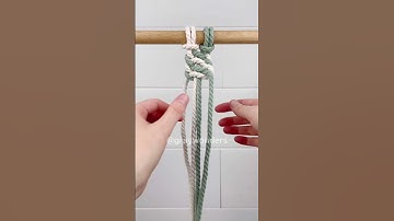 Macrame Basics: The Spiral Knot!