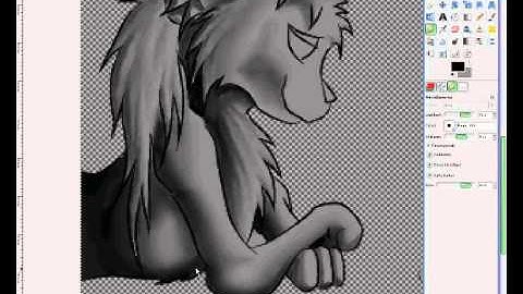 Drawing with Gimp 2.6.7 - Infina