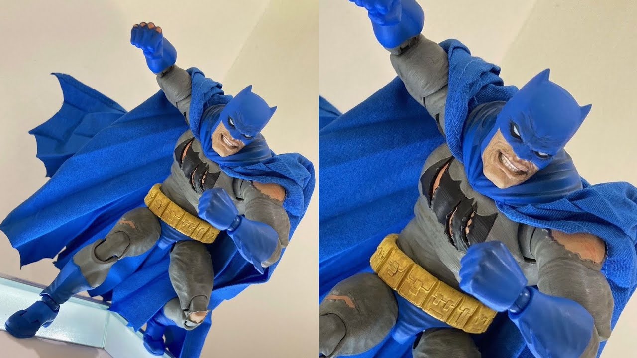 New MAFEX Batman The Dark Knight Returns Reissue on display in stock at Titan Toyz 