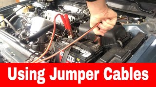 How To Use Jumper Cables On A Dead Battery JUMP START TIPS Handy Hudsonite