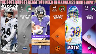THE BEST BUDGET BEASTS IN MADDEN 21 YOU NEED RIGHT NOW! BEST BUDGET CARDS! | MADDEN 21 ULTIMATE TEAM