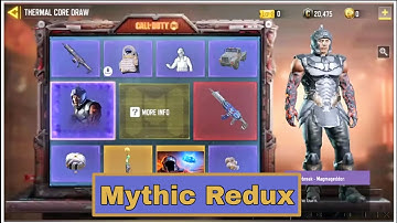 codm mythic peacekeeper redux Draw | Magma Eruption redux