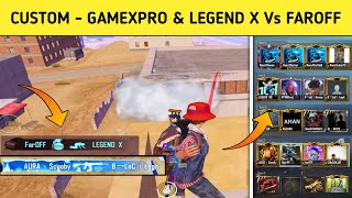 🔥GAMEXPRO AND LEGEND TEAM X VS FAROFF TEAM YOUTUBERS CUSTOM | 😱MOST INTENCE FIGHT EVER | FAROFF BGMI 🔥GAMEXPRO AND LEGEND TEAM X VS FAROFF TEAM YOUTUBERS CUSTOM | 😱MOST INTENCE FIGHT EVER | FAROFF BGMI