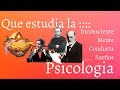 Que Estudia la Psicologia