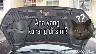 Penebat Haba/Bunyi,Senang Dipasang(Vlog Proton Saga Ch.6) Engine Hood/Bonnet Heat/Sound Insulation.