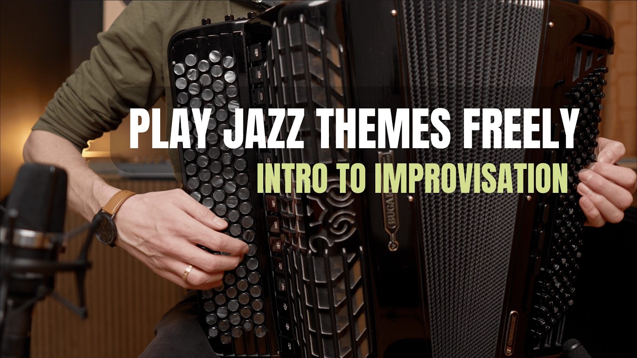 A Quick Way to Play Jazz Themes Freely - How High the Moon on Accordion (Free PDF)