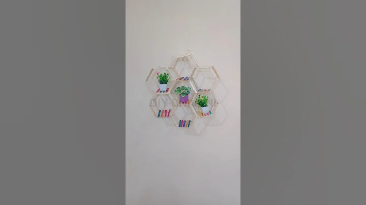 Beautiful Wall Decor Using Ice Cream Sticks | Easy DIY Home Decoration 🏡💫 #diyshivani