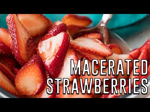 Macerated Strawberries #Shorts