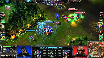 Team Dignitas (DIG) vs Team Cloud 9 (C9) || NA LCS W1D1 || Full Game HD