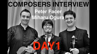 TRIO ESTATICO - DAY1: Composers Interview (Peter Facer, Miharu Ogura)