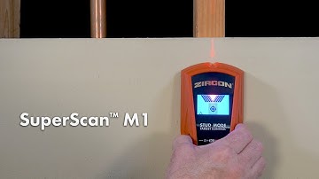 How to Find Studs with the Zircon SuperScan M1 Advanced Stud Finder