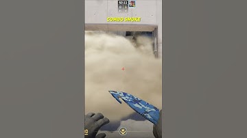 Combo Smoke From One Position CS2 #shorts