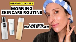 Dermatologist's Simplified KBeauty Morning Skincare Routine! | Dr. Sam Ellis