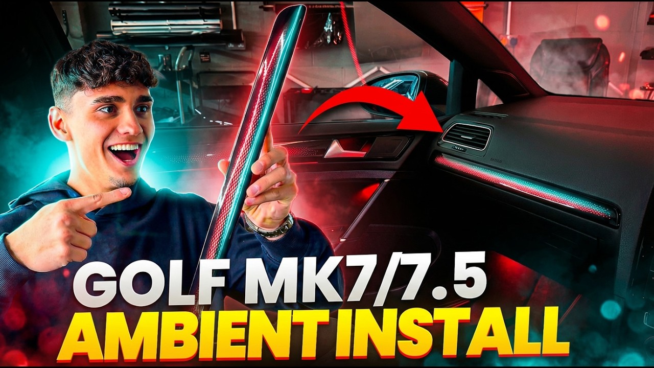 How to Install Ambient Lighting on VW Golf MK7 & MK7.5 | Factory-Coded OEM Kit