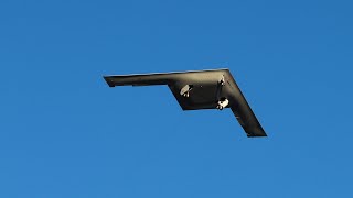 B-21 Raider \& B-2 Spirit Takeoff