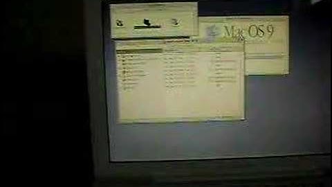 Mac OS9 running on Intel MacBook