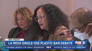 La Mesa Single-Use Plastic Ban Debate