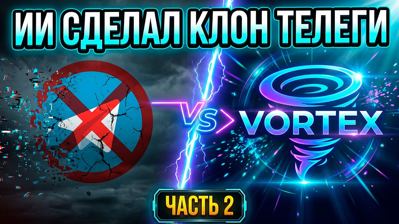 НЕЙРОСЕТЬ СОЗДАЛА ЗАМЕНУ TELEGRAM | Vortex Мессенджер [ЧАСТЬ 2]